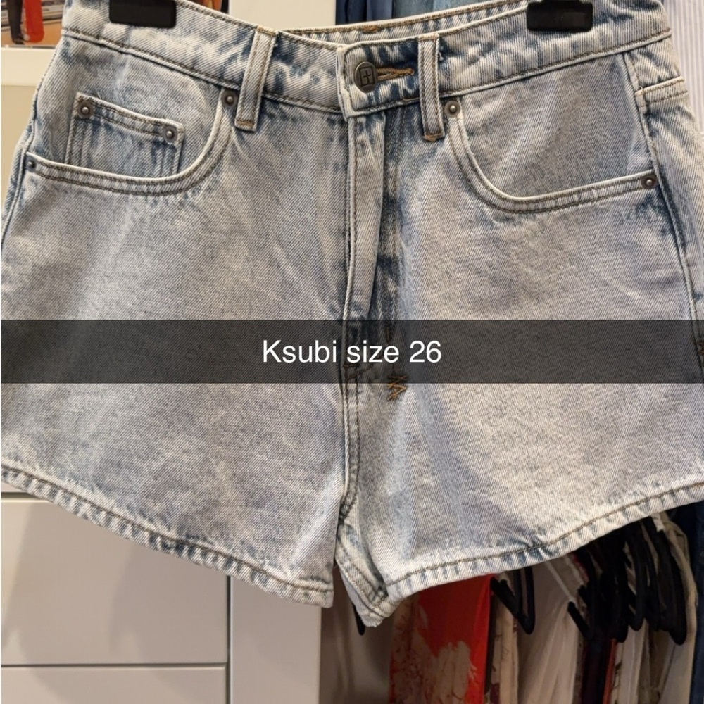 Ksubi denim shorts
